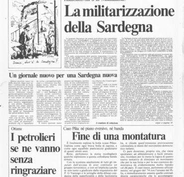 Sardigna Gennaio 1977 SA REPUBLICA SARDA