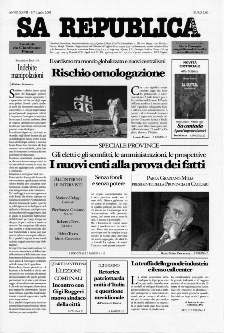 Archivio Storico SRS SA REPUBLICA SARDA